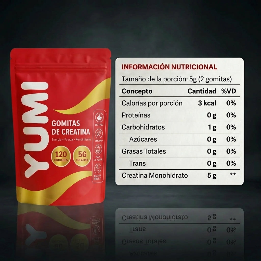 Yumi - Gomitas de Creatina 4 AL DIA