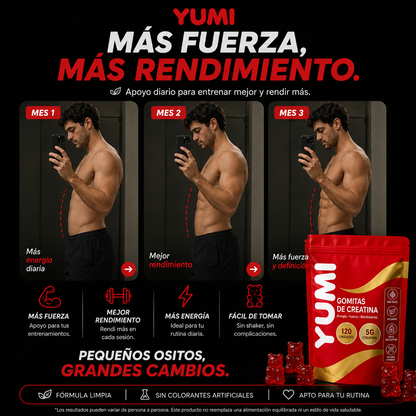 Yumi - Gomitas de Creatina 4 AL DIA