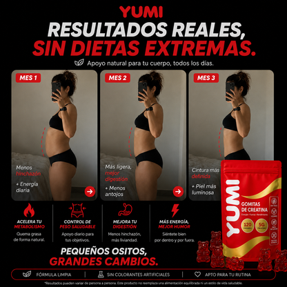 Yumi - Gomitas de Creatina 4 AL DIA
